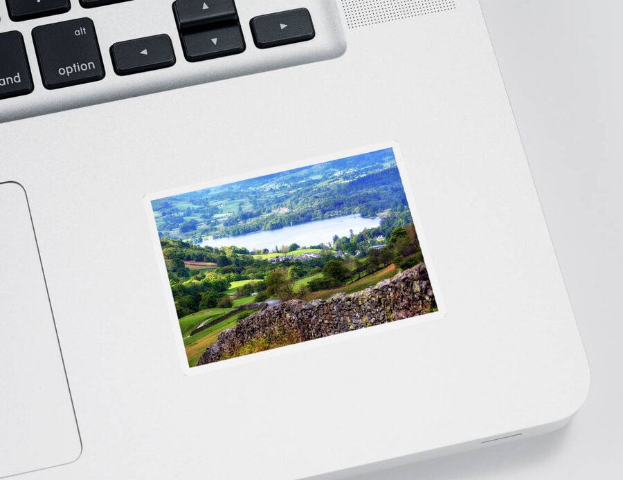 Windermere Sticker featuring the photograph Windermere - Lake District by Joana Kruse