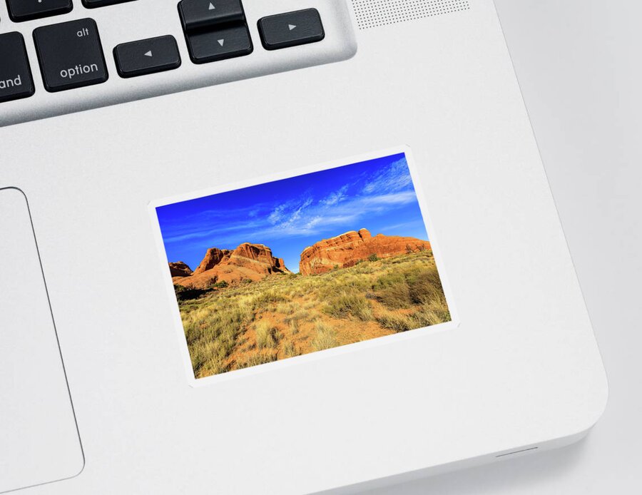 Arches National Park Sticker featuring the photograph Arches National Park #10 by Raul Rodriguez