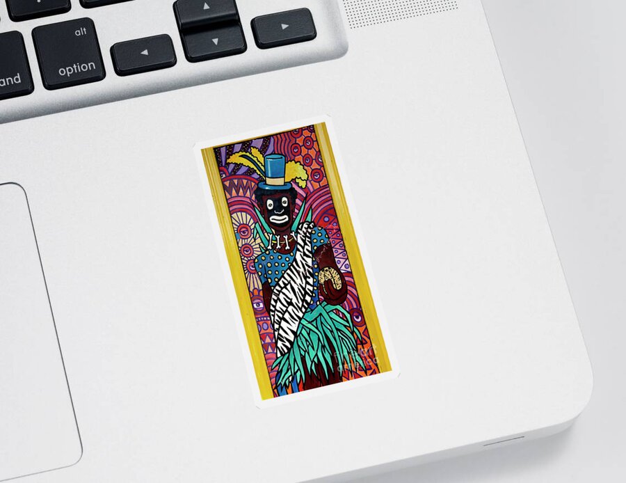 2011 Sticker featuring the photograph New Orleans, Mardi Gras. #10 by Granger