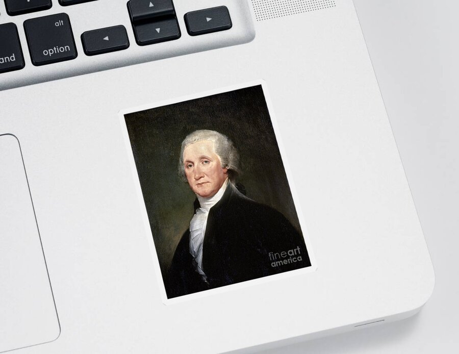 1793 Sticker featuring the photograph George Washington #14 by Granger