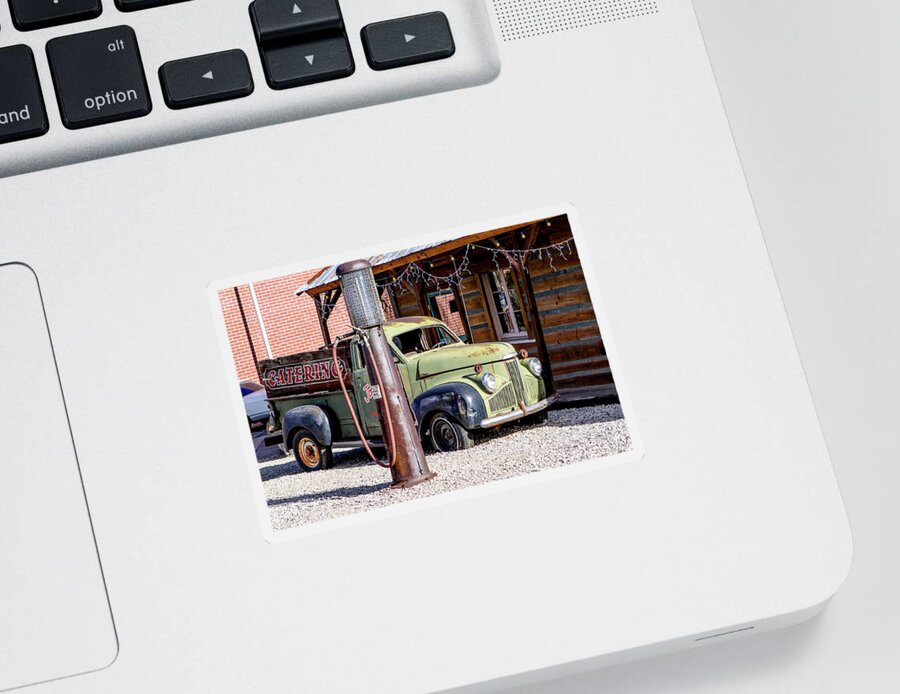  Truck Sticker featuring the photograph 1947 Studebaker M-5 Pickup Truck by Gene Parks