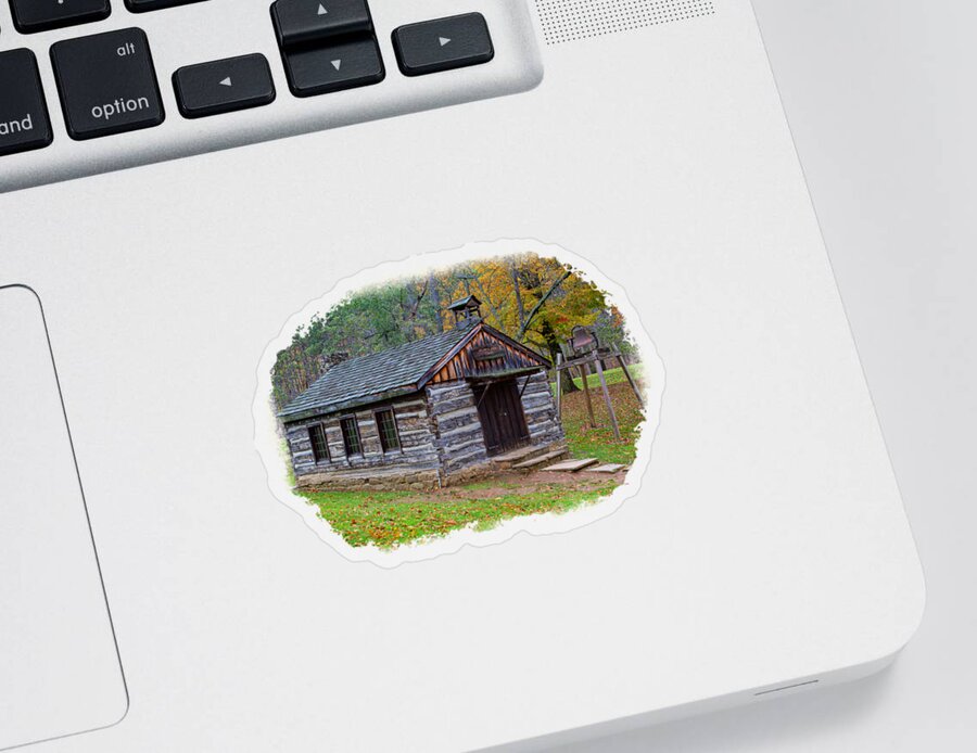 Tree Sticker featuring the photograph Church by John M Bailey