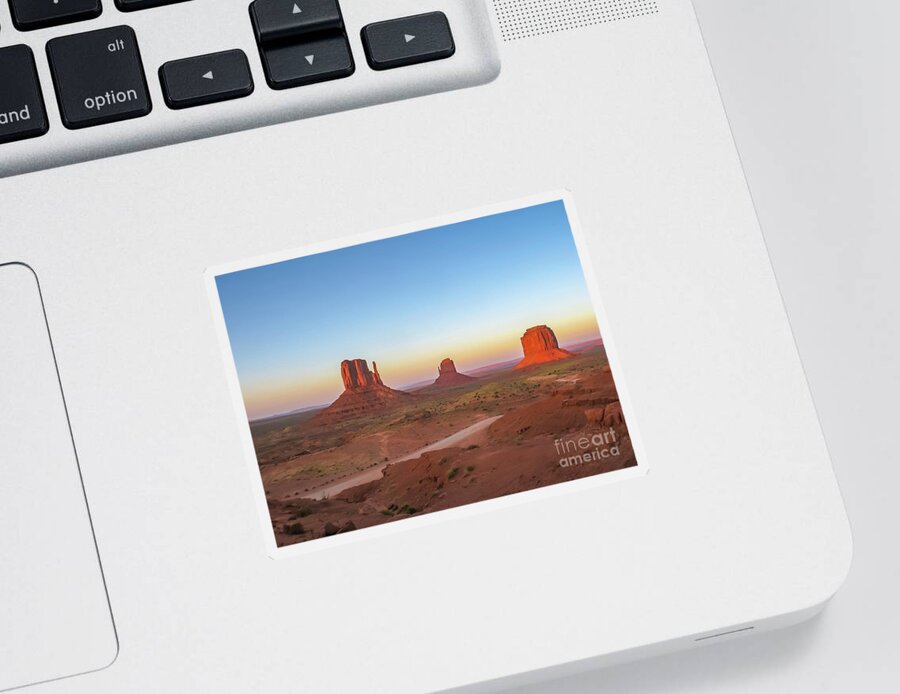 American Sticker featuring the photograph Monument Valley #2 by Benny Marty