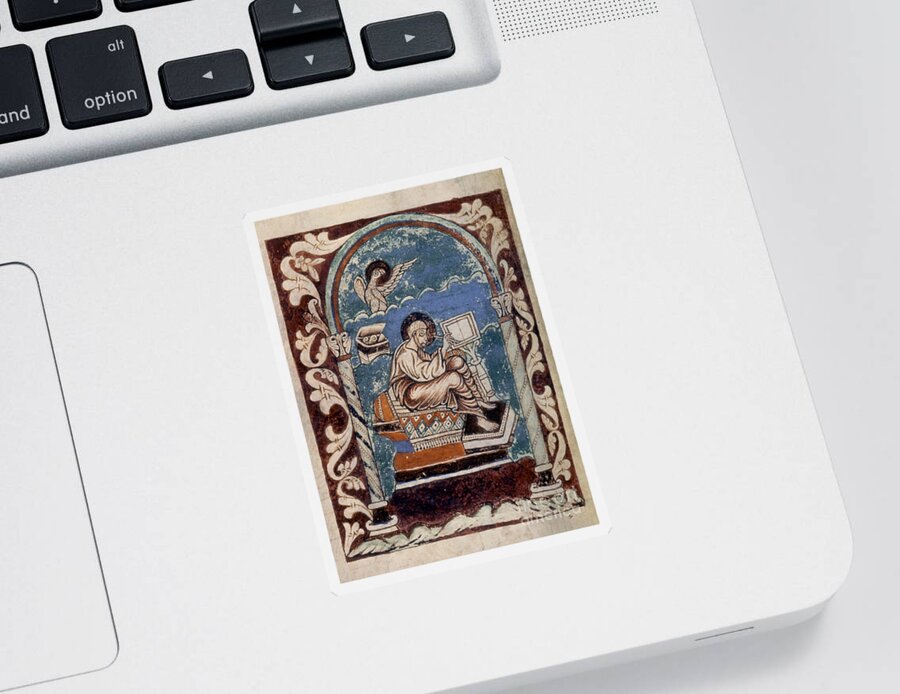 10th Century Sticker featuring the painting Saint John #2 by Granger