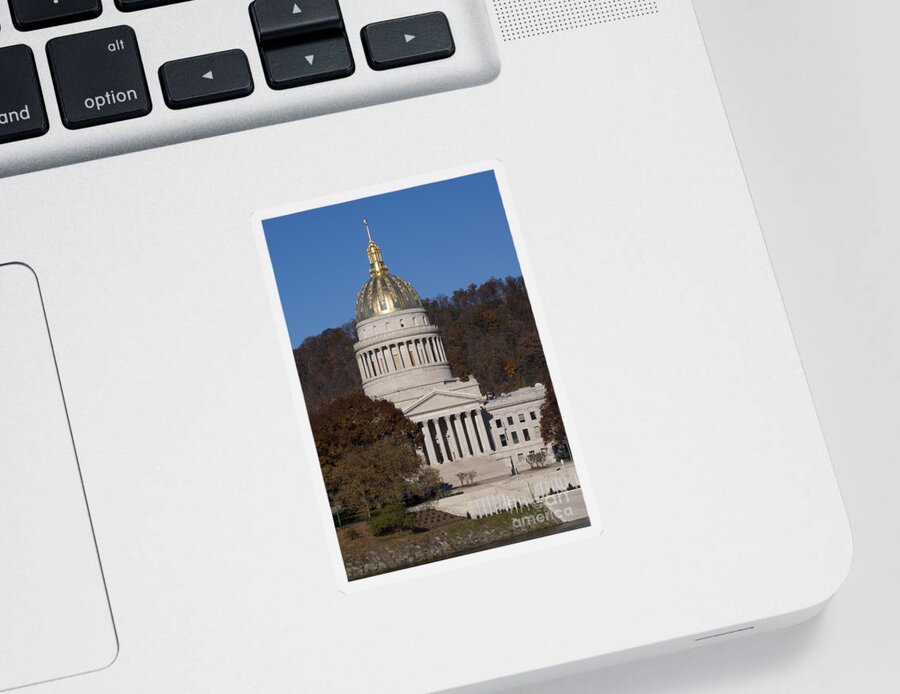 Capital Sticker featuring the photograph Capital of West Virginia in Charleston #3 by Anthony Totah