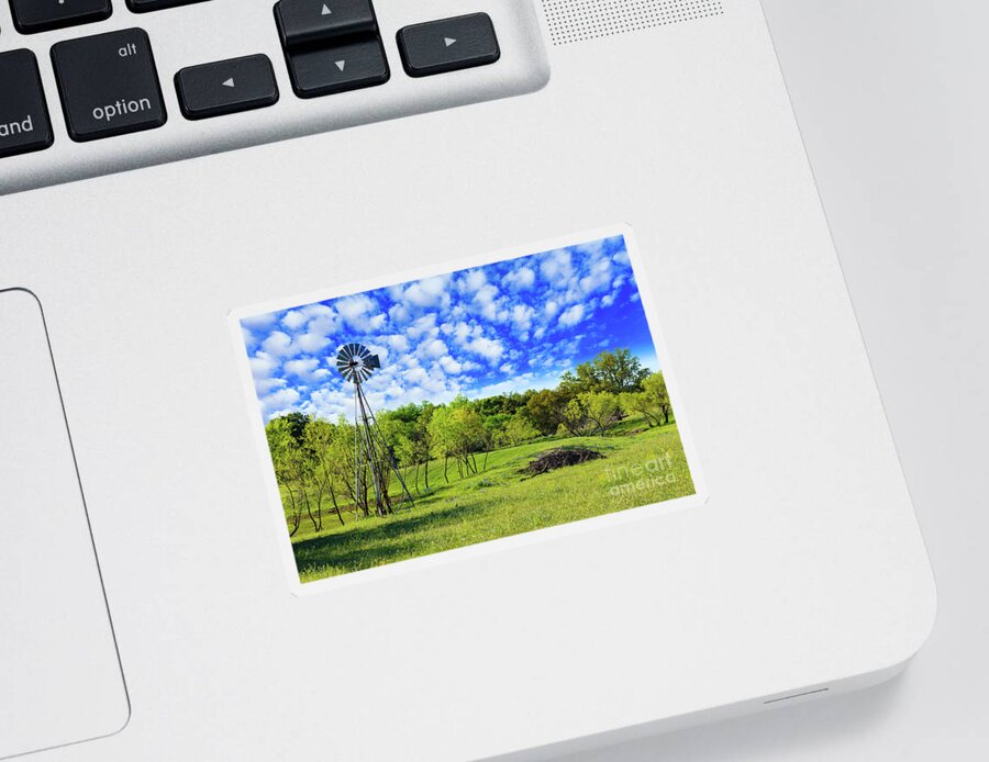 Austin Sticker featuring the photograph Texas Hill Country #3 by Raul Rodriguez