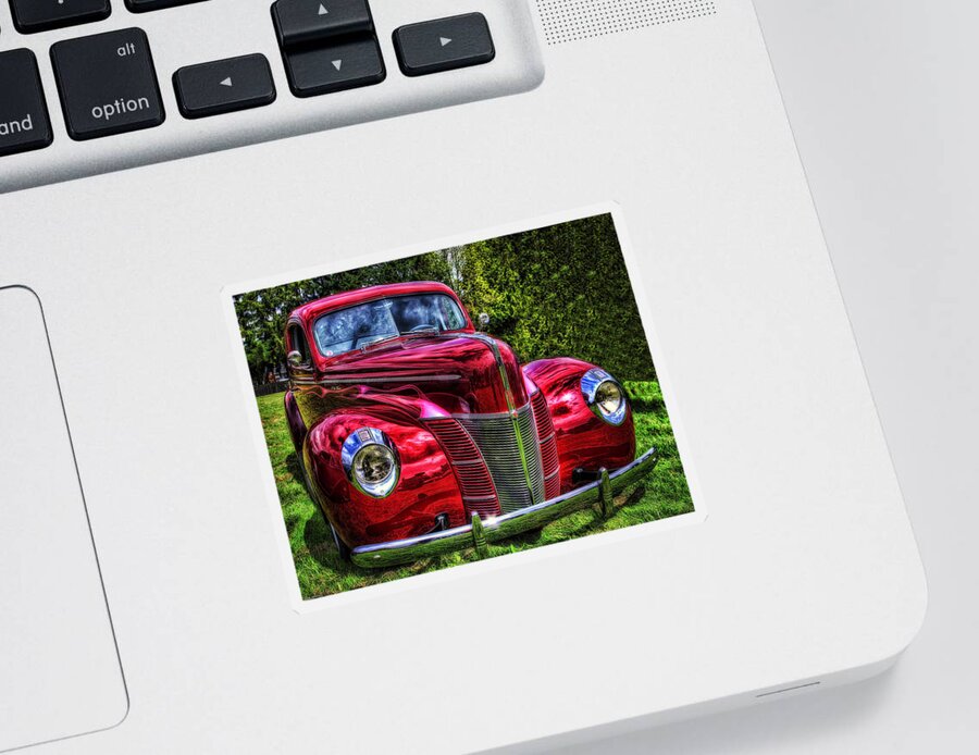 39 Ford Coupe Sticker featuring the photograph 39 Ford Coupe by Thom Zehrfeld