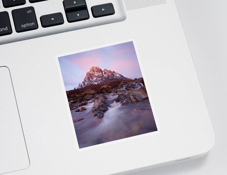 Glencoe Sticker featuring the photograph Buachaille Etive Mor #4 by Stephen Taylor