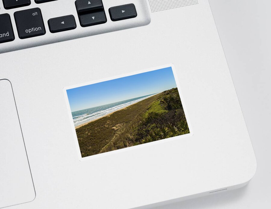 Atlantic Ocean Sticker featuring the photograph Ponte Vedra Beach #4 by Raul Rodriguez