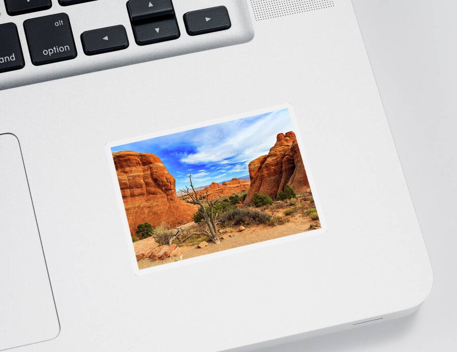 Arches National Park Sticker featuring the photograph Arches National Park #7 by Raul Rodriguez