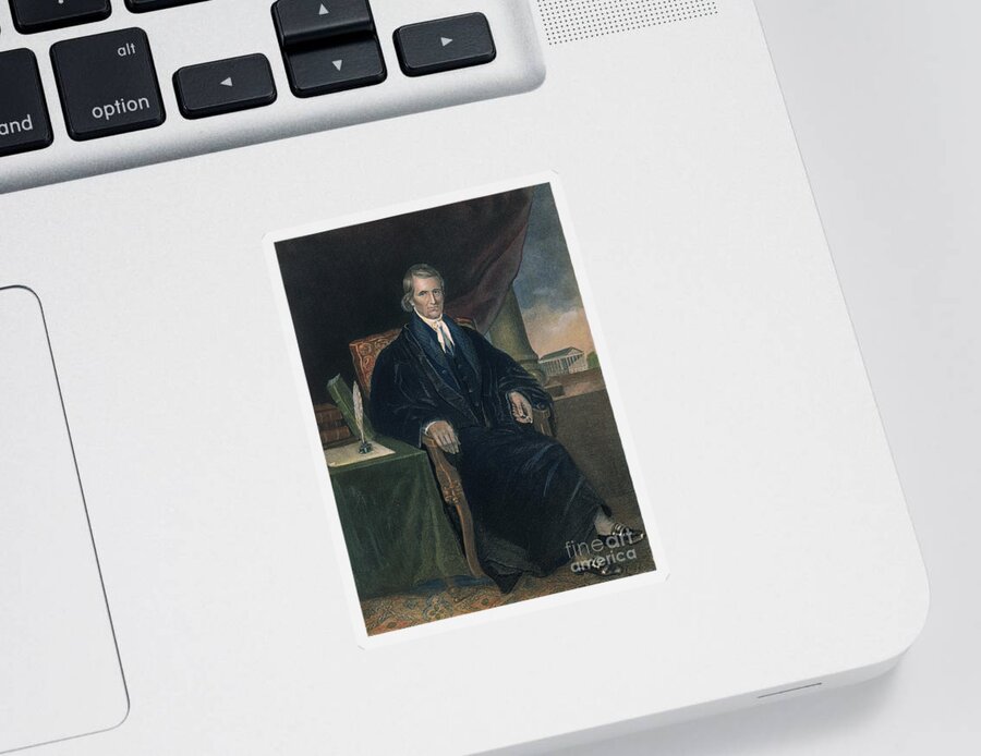 18th Century Sticker featuring the photograph John Marshall (1755-1835) #9 by Granger