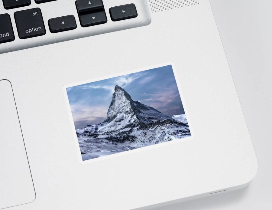 Matterhorn Sticker featuring the photograph Zermatt - Switzerland #9 by Joana Kruse