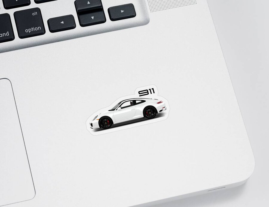Porsche 911 Carrera S Sticker featuring the photograph 911 Carrera S by Mark Rogan