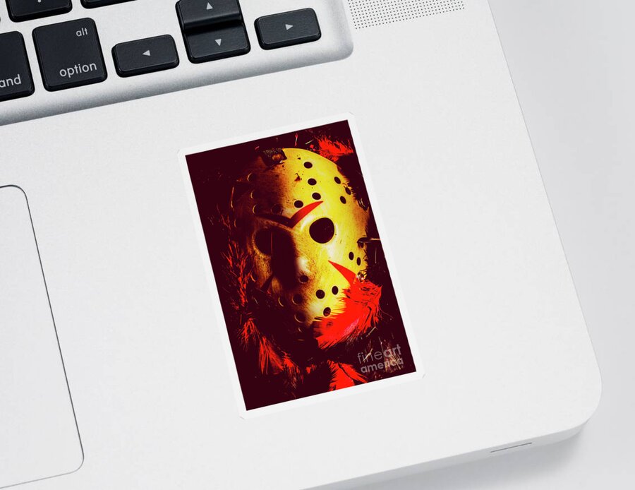 Halloween Sticker featuring the photograph A cinematic nightmare by Jorgo Photography