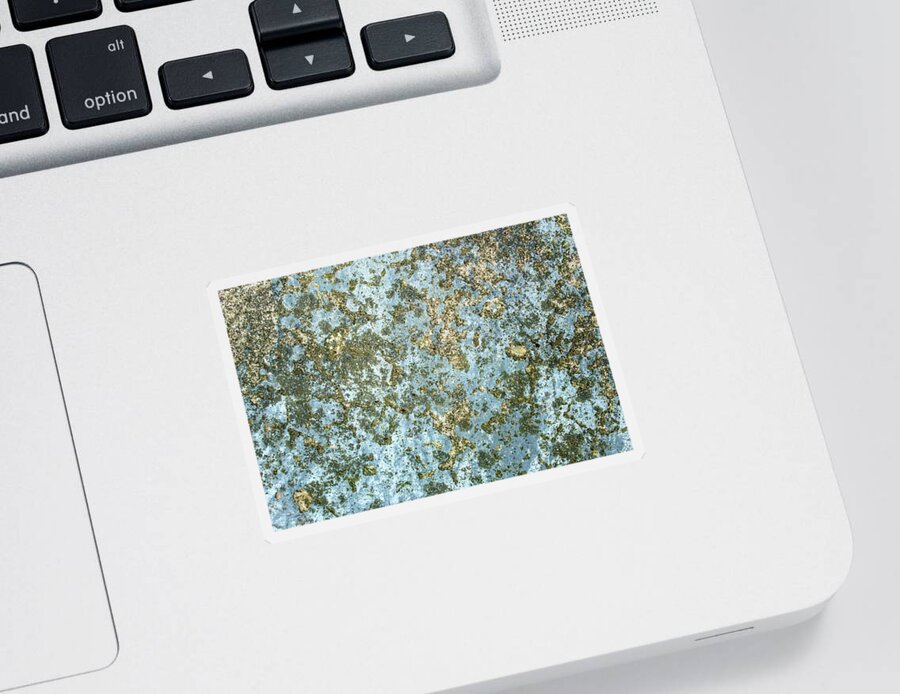 Coral Reef Sticker featuring the photograph Coral Reef Abstract Rock by Christina Rollo