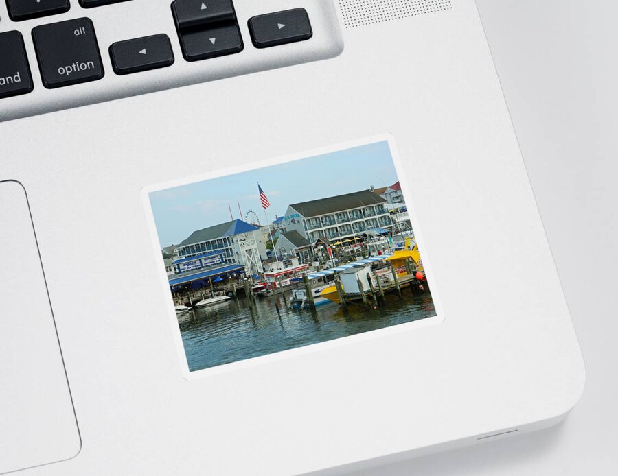 Marina Sticker featuring the photograph Adult Fun - Ocean City MD by Emmy Marie Vickers