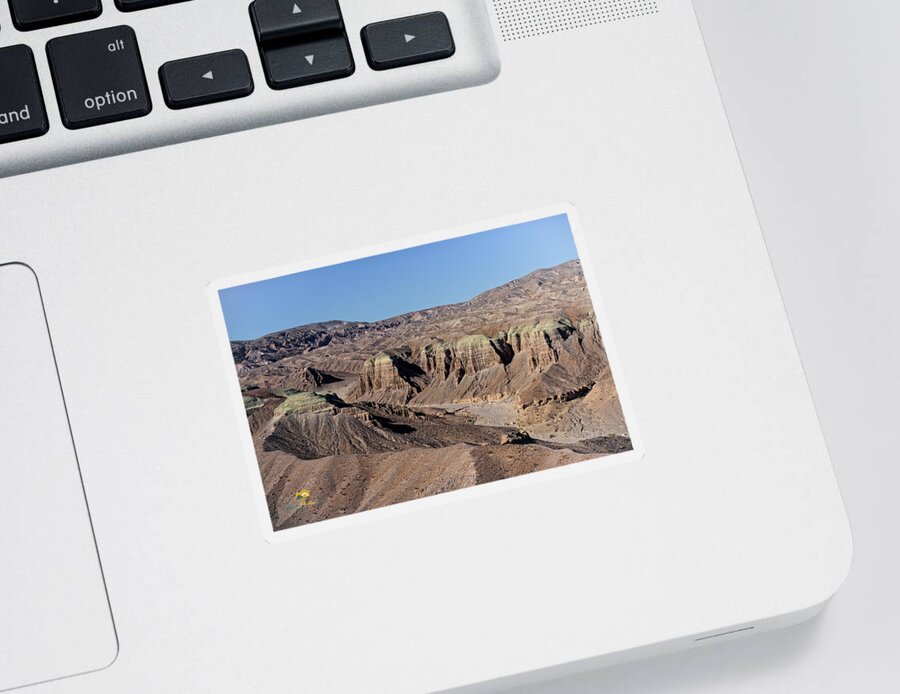 Aerial Shots Sticker featuring the photograph Afton Canyon by Jim Thompson