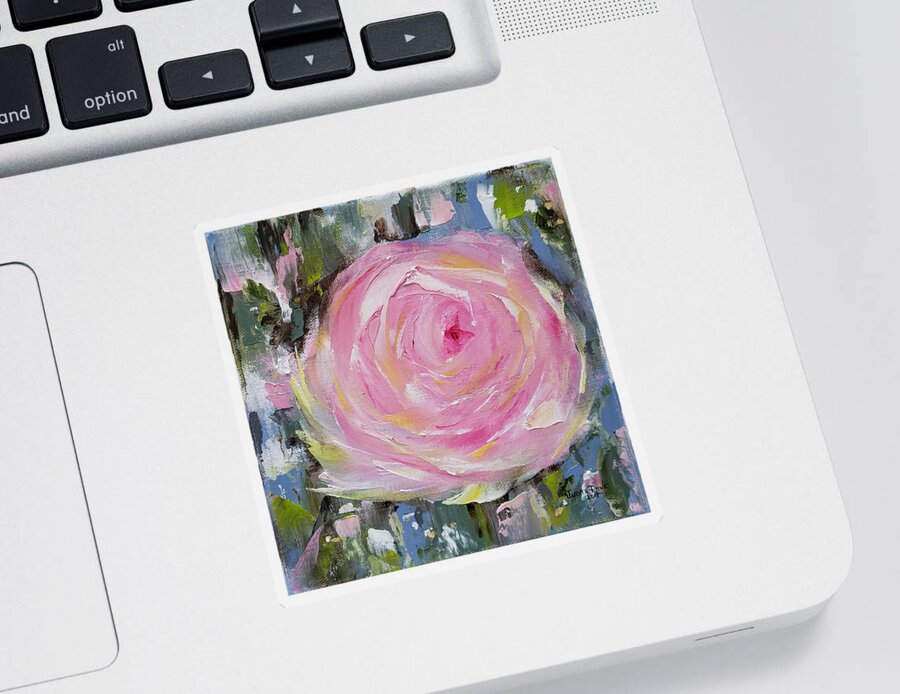 Flowers Sticker featuring the painting Always by Judith Rhue