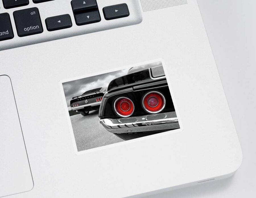 American Muscle Sticker featuring the photograph American Muscle by Gill Billington