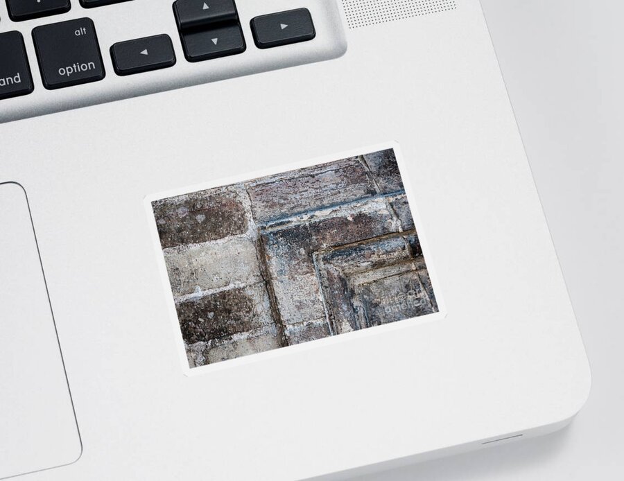 Brick Sticker featuring the photograph Antique stone wall detail by Elena Elisseeva