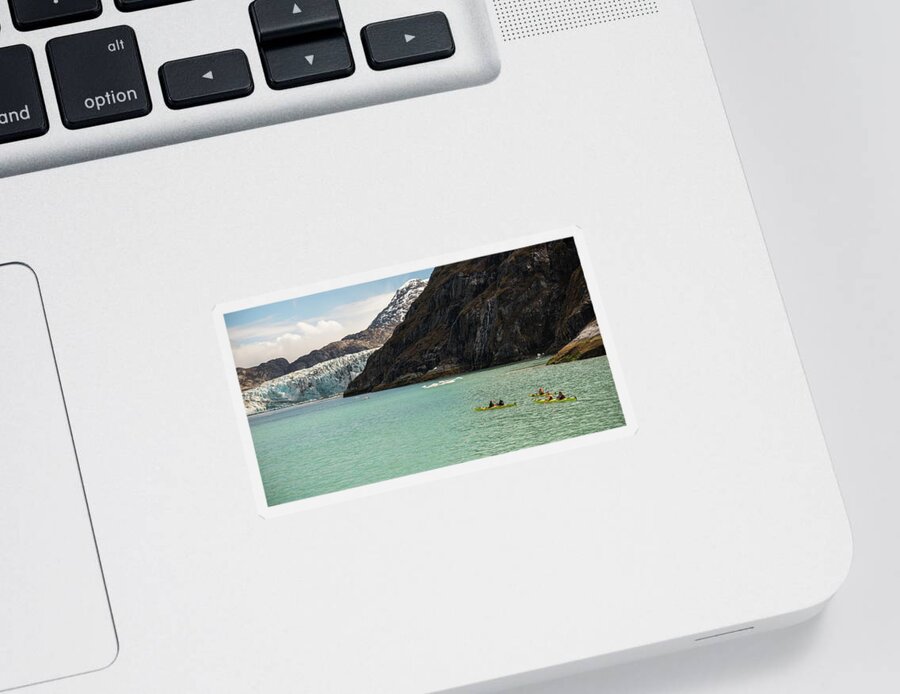Glacier Bay Sticker featuring the photograph Begin the Journey by Kristopher Schoenleber