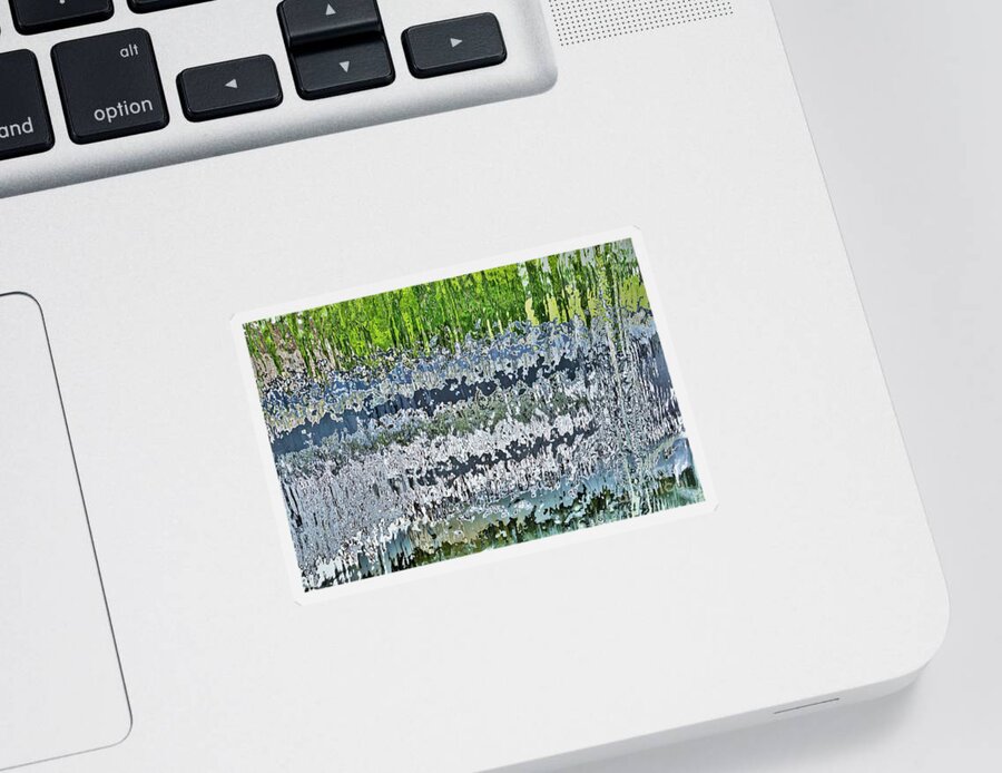 Waterfalls Sticker featuring the photograph Behind the Waterfall by Merle Grenz