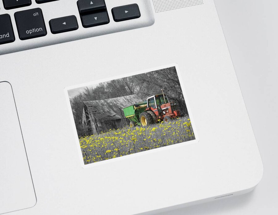 Belknap Farm Sticker featuring the photograph Belknap Farm by Dylan Punke