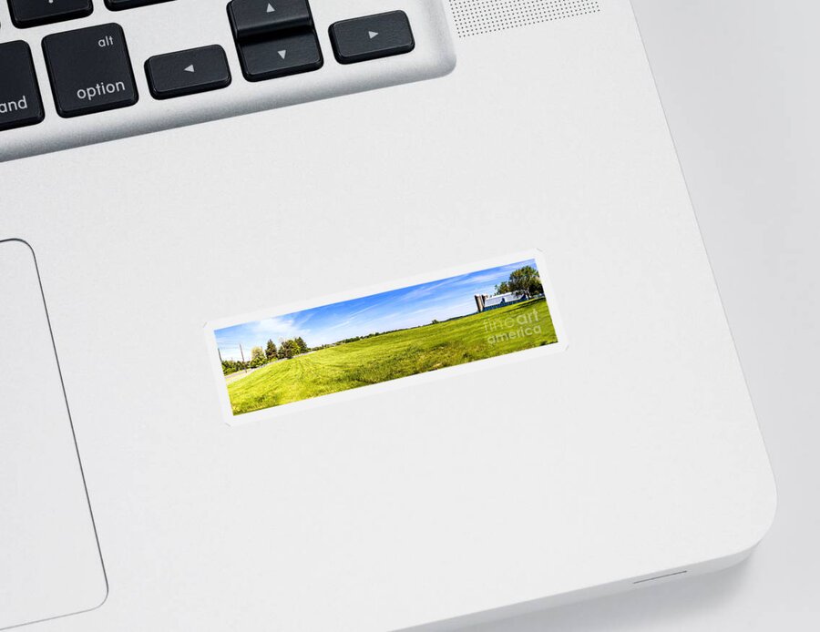 Gaithersburg Panorama Sticker featuring the photograph Belward Farm Panorama by Thomas Marchessault