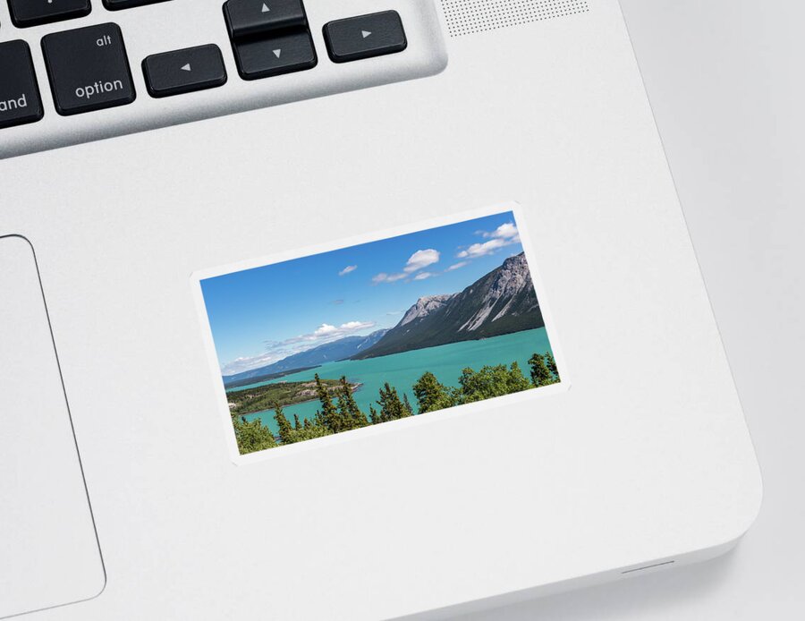 Canada Sticker featuring the photograph Tagish Lake by Ed Clark