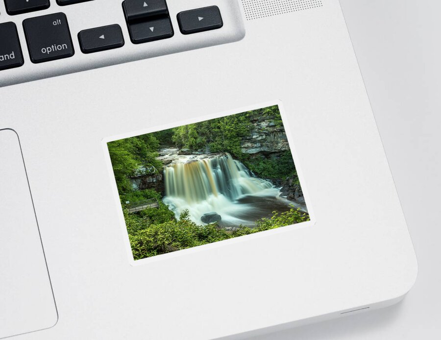 Blackwater Falls Sticker featuring the photograph Blackwater Falls by Chris Berrier
