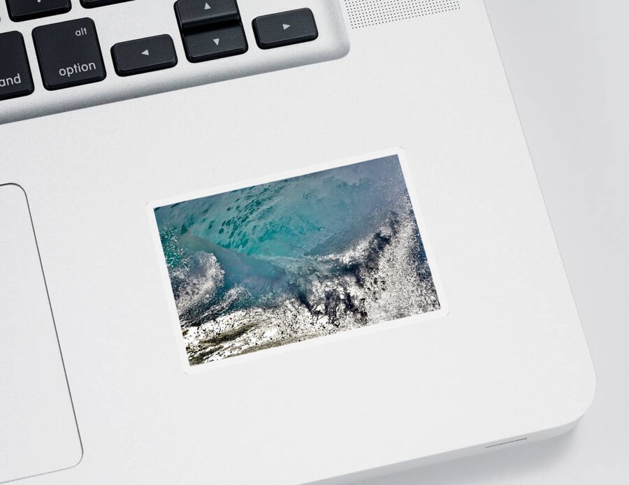Ocean Sticker featuring the photograph Blue Emotion by Debra Banks