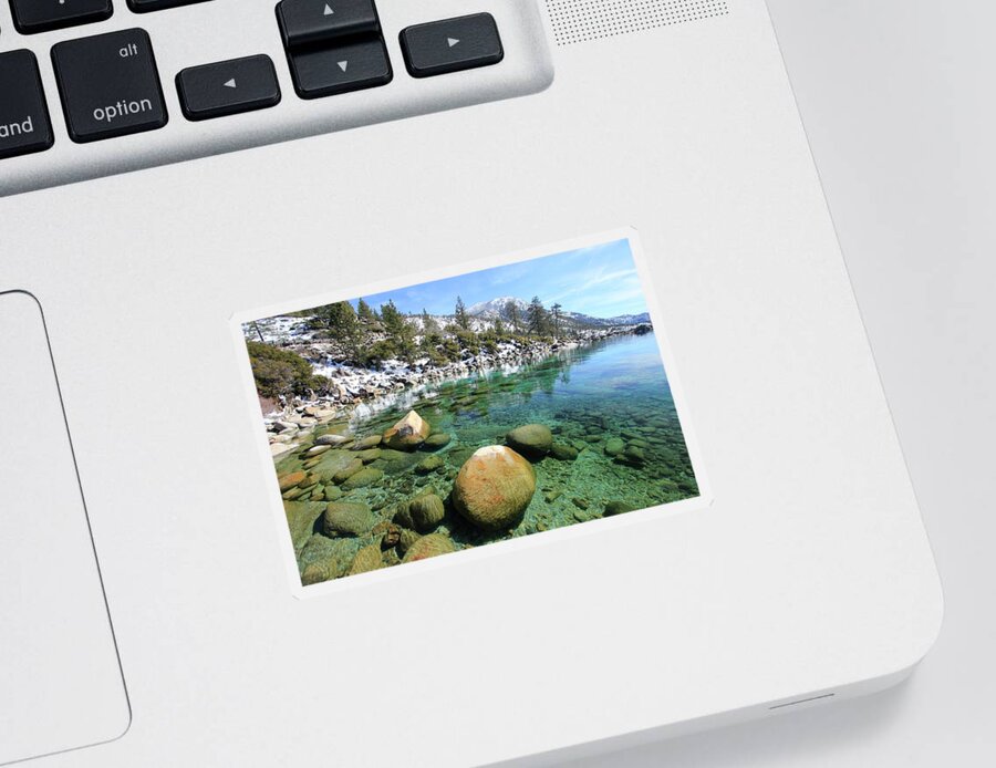 Lake Tahoe Sticker featuring the photograph Bluebird Clarity by Sean Sarsfield
