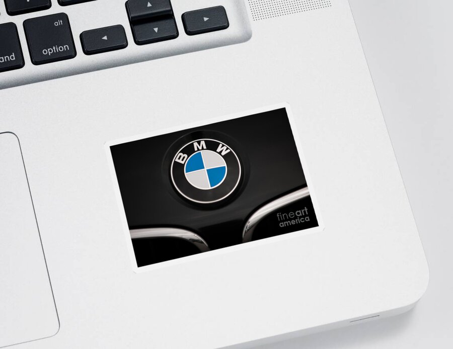 Bmw Sticker featuring the photograph BMW Badge of Honor by Dale Powell