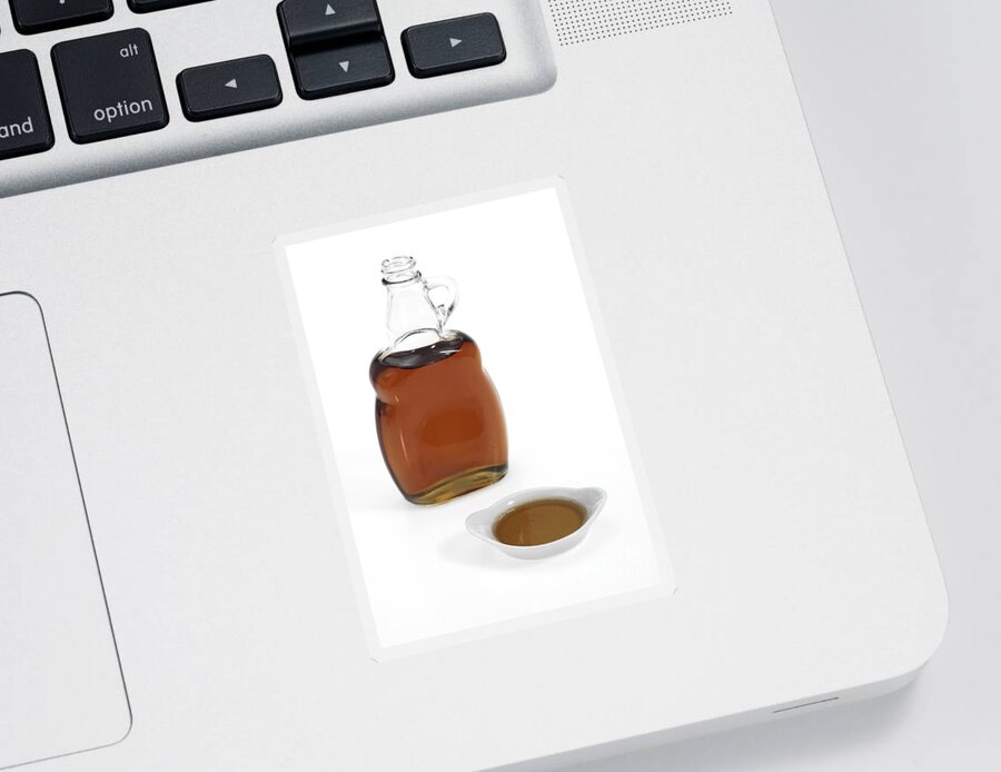 Bottle Sticker featuring the photograph Bottle Of Maple Syrup by Gerard Lacz