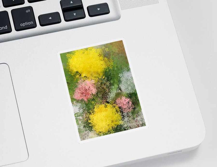 1000 Views Sticker featuring the photograph Bouquet by Jenny Revitz Soper