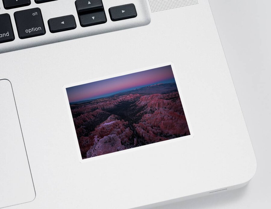 Arches Sticker featuring the photograph Bryce Point by Edgars Erglis