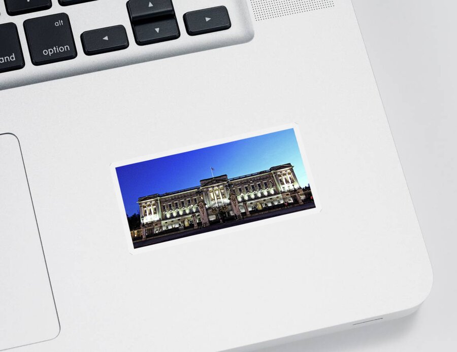 Buckingham Palace Sticker featuring the photograph Buckingham Palace by Doolittle Photography and Art