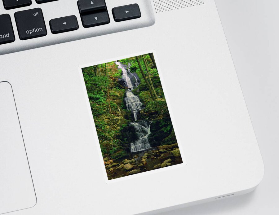 Buttermilk Falls Sticker featuring the photograph Buttermilk Falls 3 by Raymond Salani III