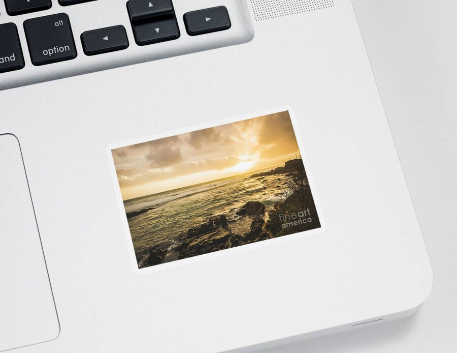 Water Sticker featuring the photograph Calm after the storm by Jorgo Photography
