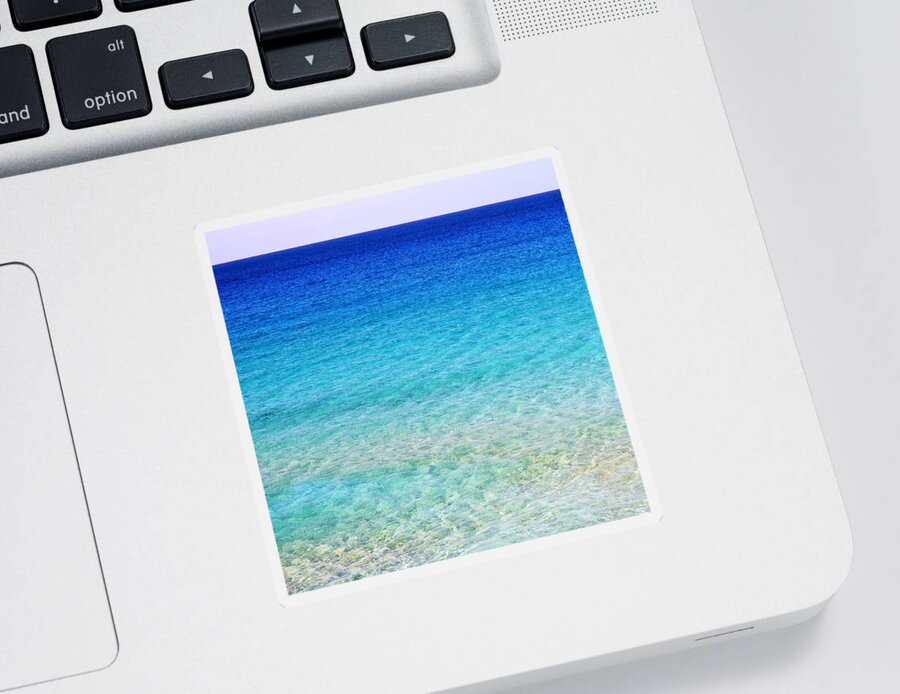 Calm Waters Sticker featuring the photograph Calm Waters by Marianna Mills