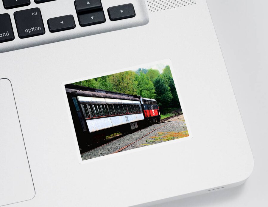Train Sticker featuring the photograph Chugging Along by RC DeWinter