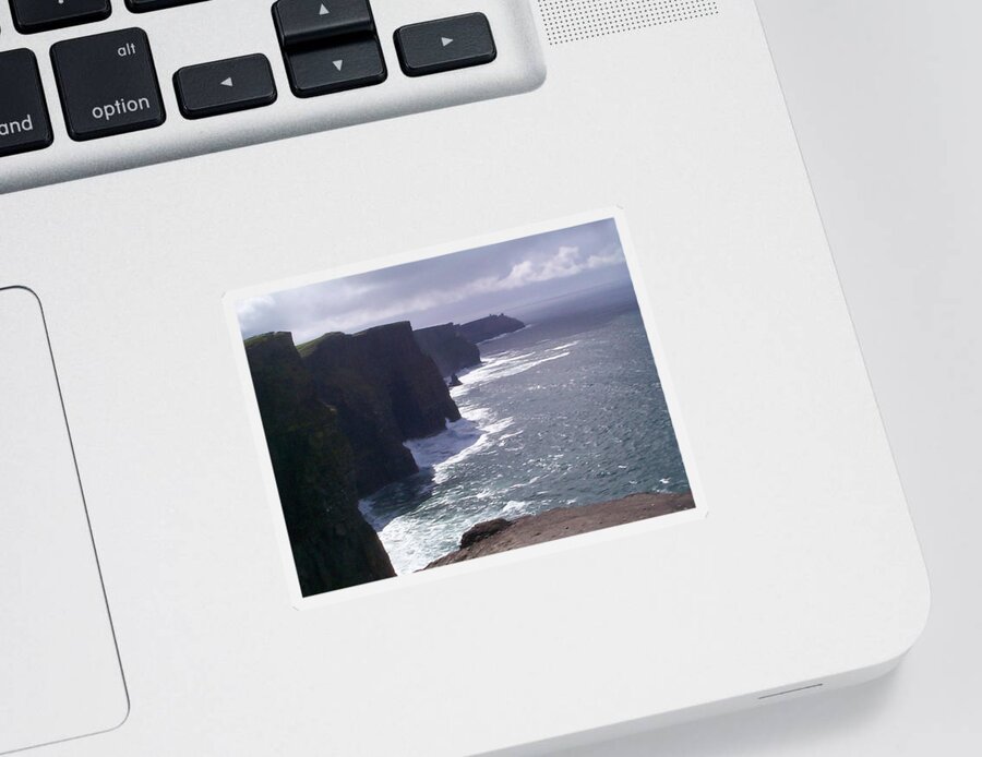 Ireland Sticker featuring the photograph Cliffs of Moher by Charles Kraus