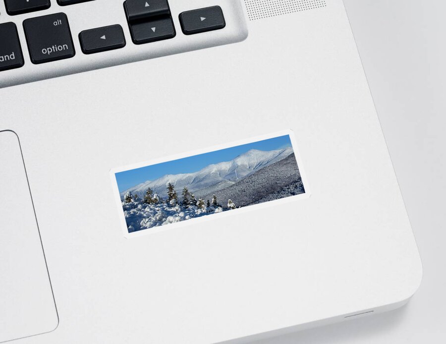 Cold Sticker featuring the photograph Cold Winter Day on Haystack Nubble by White Mountain Images