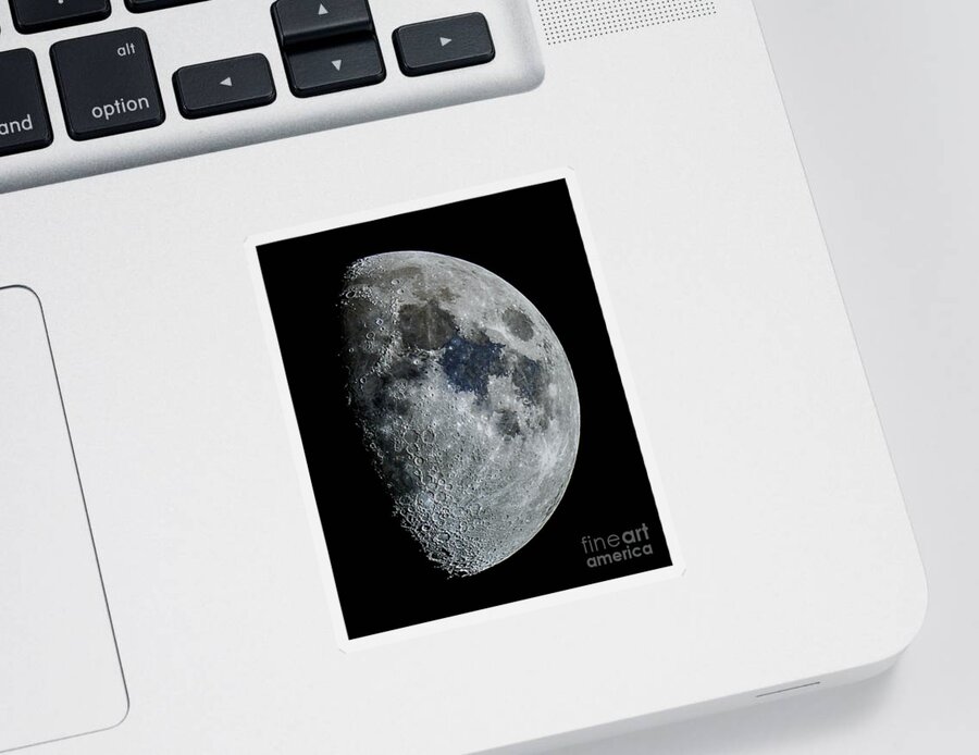 Moon Sticker featuring the photograph Color Moon by Mark Jackson