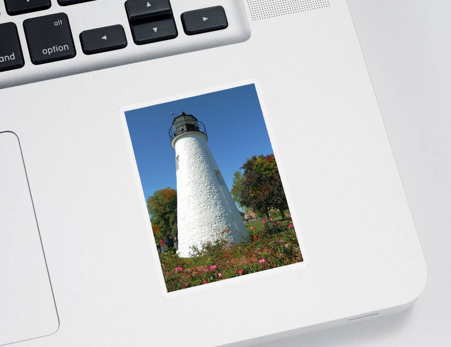 Concord Point Lighthouse Sticker featuring the photograph Concord Point Lighthouse by Emmy Marie Vickers