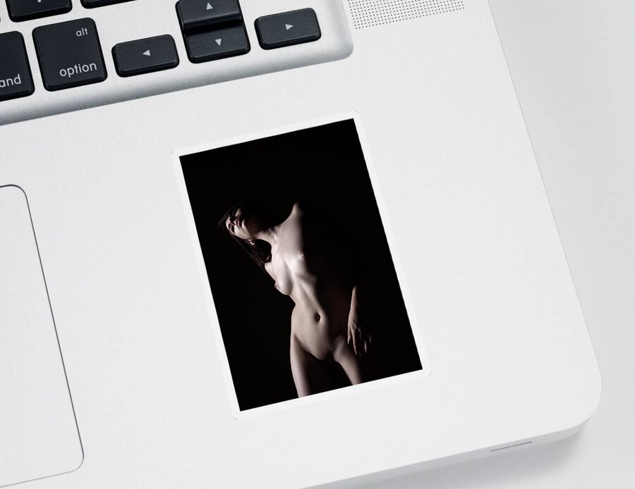 Nude Sticker featuring the photograph Conundrum by Joe Kozlowski
