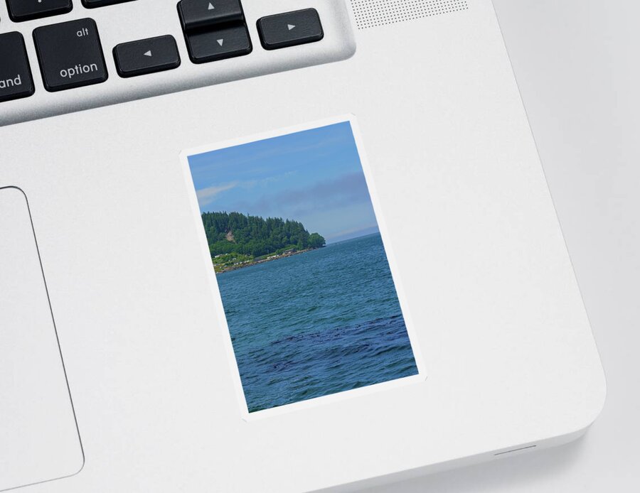 Beach Sticker featuring the photograph Crescent Beach Right Panoramic by Tikvah's Hope
