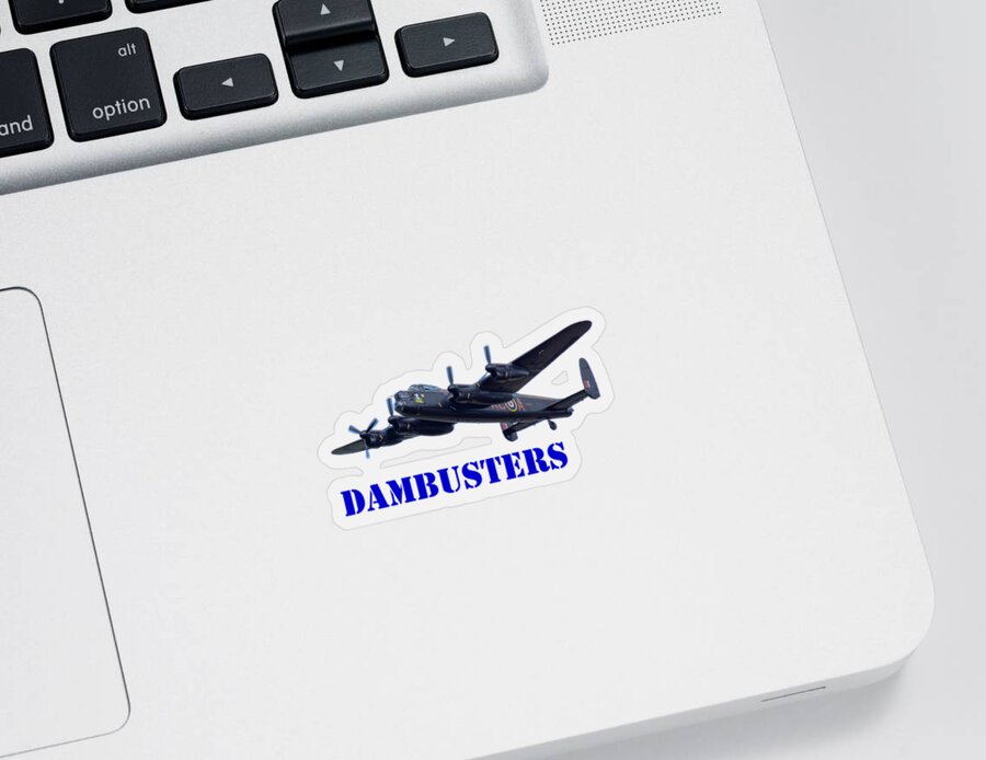 Dambusters Sticker featuring the photograph Dambusters by Scott Carruthers