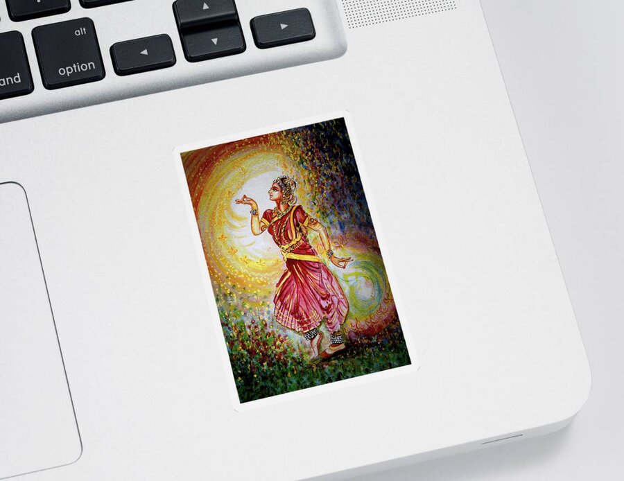 Dance Sticker featuring the painting Dance by Harsh Malik