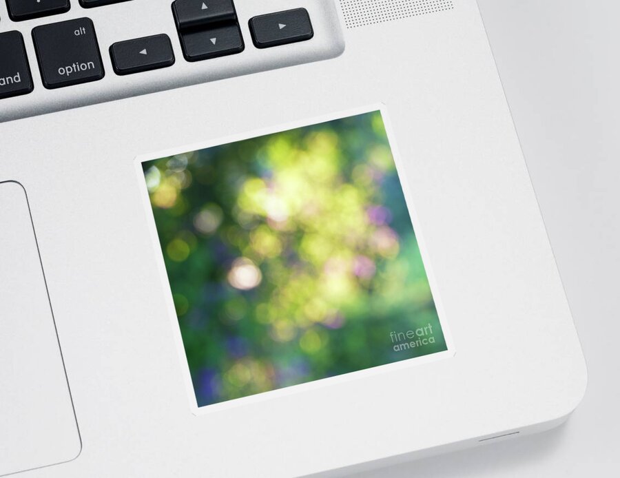Bokeh Sticker featuring the photograph Dance of Dappled Light by Tim Gainey